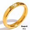 304 Stainless Steel Pave Cubic Zirconia Finger Rings FS-WG61B2A-22-1