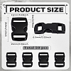 50Pcs POM Plastic Side Release Buckles KY-LP0001-09-2