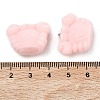 Flocking Opaque Resin Pendants RESI-F064-A20-3