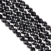 2 Strands Natural Black Spinel Beads Strands G-OC0005-44-1