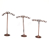 Iron Rattan Shape Earring Display Stand EDIS-WH0012-04-1