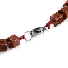 Synthetic Goldstone Necklaces NJEW-K388-03N-3