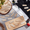 HOBBIESAY 150Pcs Unfinished Wood Connector Charms FIND-HY0001-19-4
