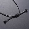 Natural Quartz Crystal Cone Pendant Necklace NJEW-Q313-001A-4