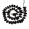 Natural Obsidian Beads Strands G-Z091-A40-2