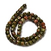 Natural Unakite Beads Strands G-H078-C03-01-3