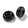 Natural Black Stone Beads X-G-Q173-03A-16-2