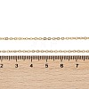 Ion Plating(IP) 304 Stainless Steel Cable Chain Necklace STAS-T040-PJ205-45-4