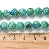 Dyed Synthetic Imperial Jasper Beads Strands G-C168-02C-5