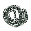 Baking Paint Transparent Glass Beads Strands DGLA-N011-10mm-07-2
