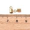 Ion Plating(IP) 304 Stainless Steel Fold Over Crimp Cord Ends STAS-P434-05E-G-3