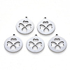 Non-Tarnish 201 Stainless Steel Pendants X-STAS-N092-12-1