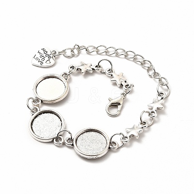 Alloy Bracelets & Anklets Making MAK-M027-03AS-1