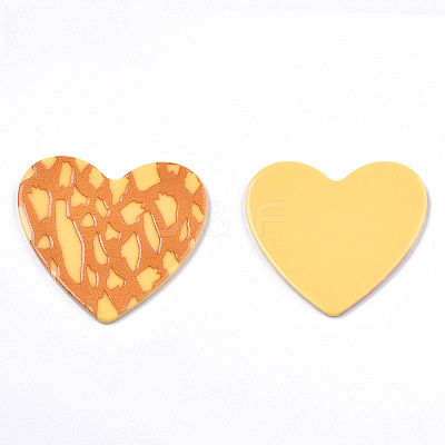 Opaque Printed Acrylic Cabochons MACR-N011-001-A01-1
