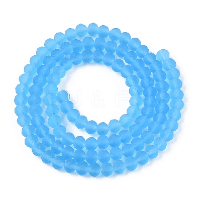 Transparent Glass Beads Strands EGLA-A044-T3mm-MD08-1