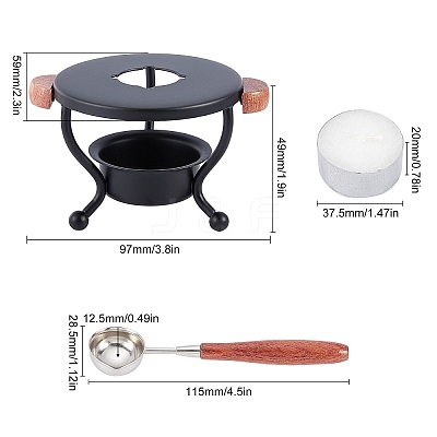 Wax Seal Stamp Set TOOL-WH0079-90-1