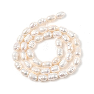 Natural Cultured Freshwater Pearl Beads Strands PEAR-I007-01B-02B-02-1