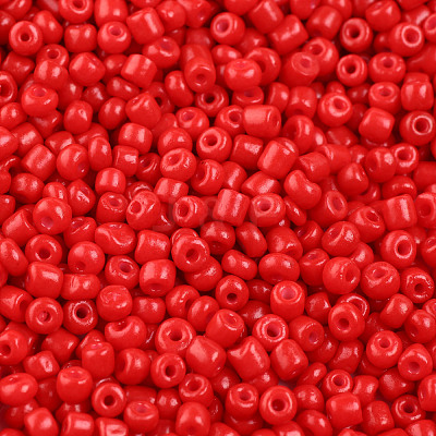 Baking Paint Glass Seed Beads SEED-US0003-4mm-K20-1