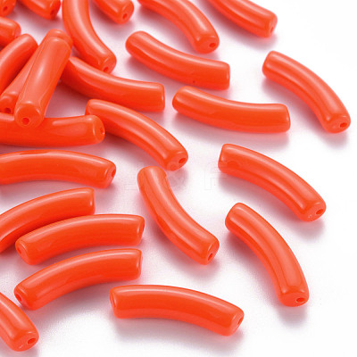 Opaque Acrylic Beads MACR-S372-002B-S026-1