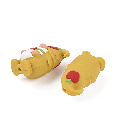 Teachers' Day Themes Silicone Beads SIL-I013-01C-02-1