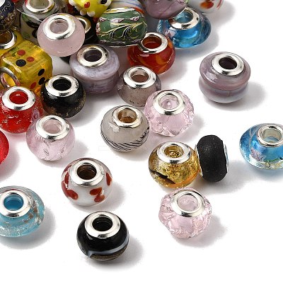 Handmade Lampwork European Beads LA-CBA3AB5-01-1