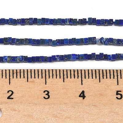 Natural Lapis Lazuli Beads Strands G-G271-G07-1x1.5mm-1