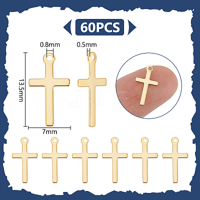 60Pcs Brass Pendants KK-UN0003-96-1