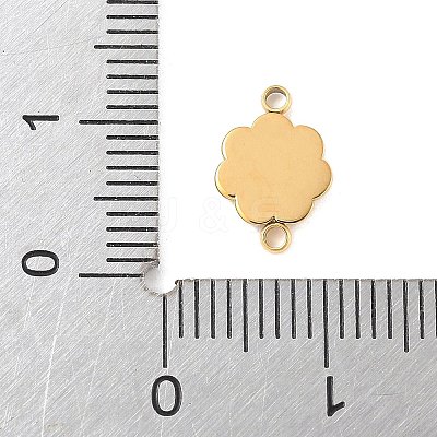 304 Stainless Steel Connector Charms X-STAS-Q351-03G-B-1