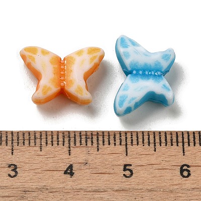 Opaque Acrylic Beads OACR-E039-26-1