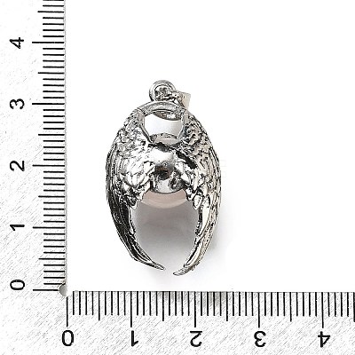 Natural Rose Quartz Round Pendants G-K339-03AS-08-1
