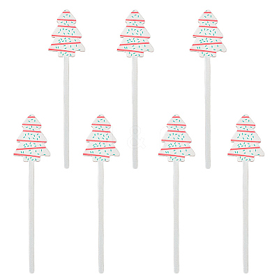 14Pcs Wooden Cake Toppers Decorations DIY-CN0005-56B-1