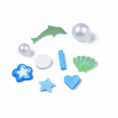 Handmade Polymer Clay Cabochons X-CLAY-N006-87-1