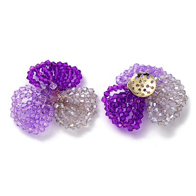 Glass Beaded Cabochons FIND-G058-03C-1