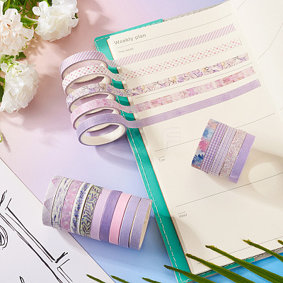 20 Rolls Paper Adhesive Tape Set DIY-TAC0023-42B-1
