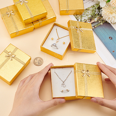 Cardboard Pendant Necklaces Boxes CBOX-BC0001-18A-1