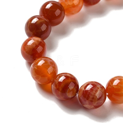 Natural Fire Crackle Agate Beads Strands G-G212-10mm-10-1