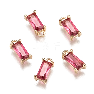 Transparent Glass Charms GLAA-T007-13F-1