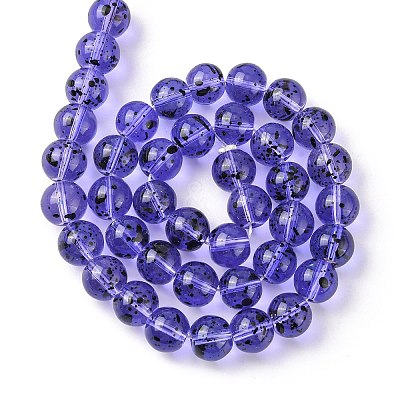 Glass Beads Strands GLAA-C017-10mm-M-1