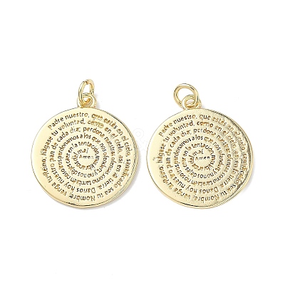 Brass Pendants KK-C165-05G-1
