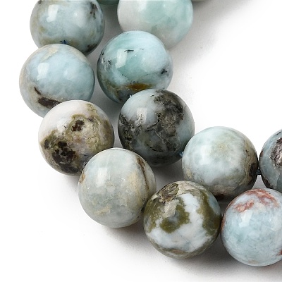 Natural Larimar Beads Strands GG-CBA19D6-A01-8mm-1