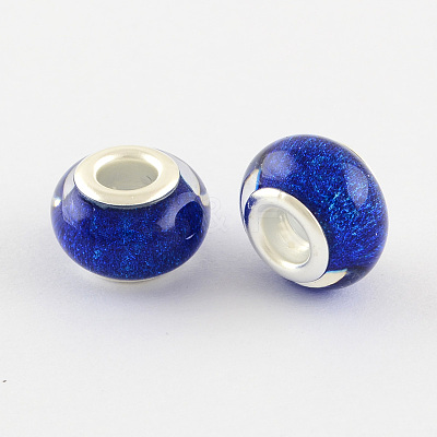 Large Hole Resin European Beads OPDL-R118-05B-1