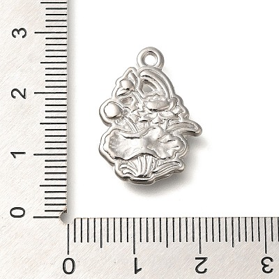Anti-Tarnish 304 Stainless Steel Pendants STAS-I321-01P-1