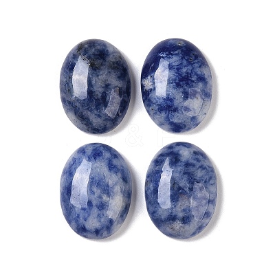 Natural Blue Spot Jasper Cabochons G-B080-01A-02-1