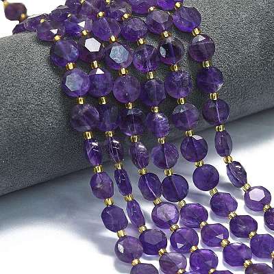 Natural Amethyst Beads Strands G-C116-A102-01-1