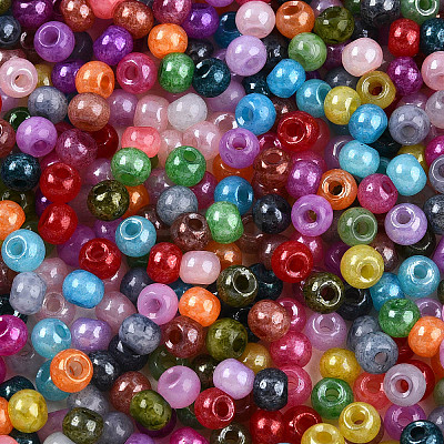 Baking Paint Glass Seed Beads SEED-N007-02H-1