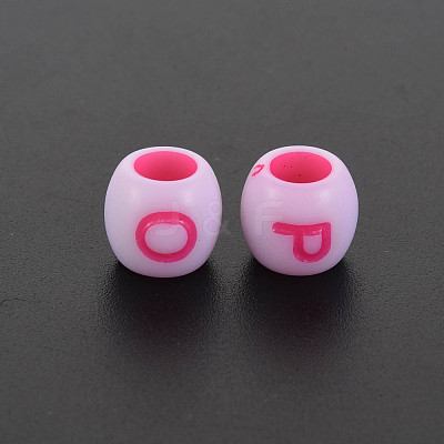 Craft Style Acrylic European Beads MACR-S308-10-1