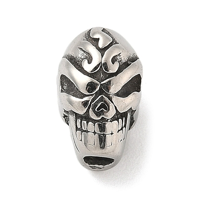 304 Stainless Steel Beads STAS-S183-09AS-1
