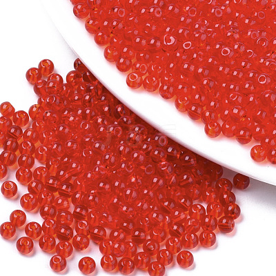 6/0 Transparent Glass Seed Beads SEED-S040-09A-08-1