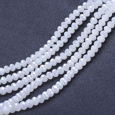 Electroplate Glass Beads Strands EGLA-A044-J6mm-B05-1