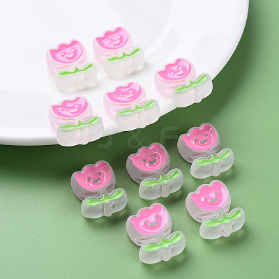 Transparent Acrylic Beads MACR-S374-03B-07-1